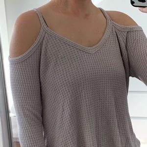 Comfy off the shoulder shirt